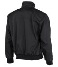 Veste, style anglais, noir, ceinture tricotée, doublure - Surplus militaire