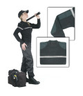 Pull sécurité noir et bande grise - Surplus militaire