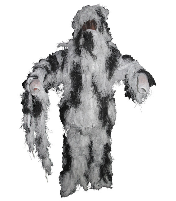 Combinaison, "Ghillie Suit", camou neige - Surplus militaire
