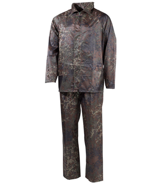 Combinaison de pluie, bw camou, polyester - Surplus militaire