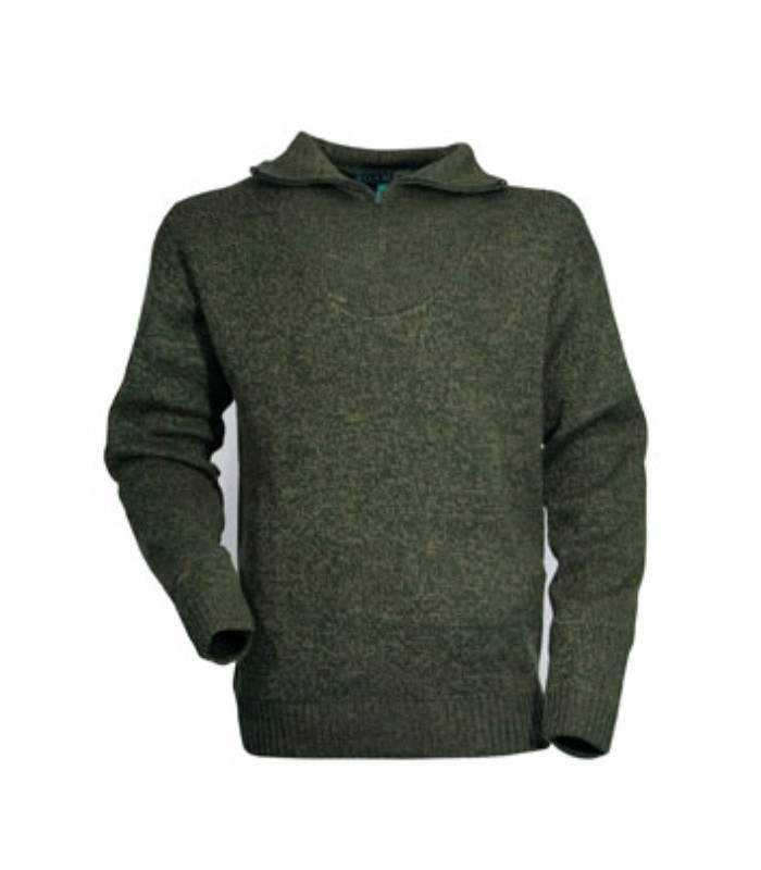 Pull Col Camionneur Homme En Micro Polaire - Sweat-shirt à Fermeture éclair, Manches Longues - Chaud Pour Automne/hiver - 6