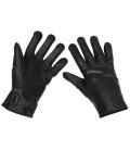 Gants cuir BW, doublure, noir - Surplus militaire