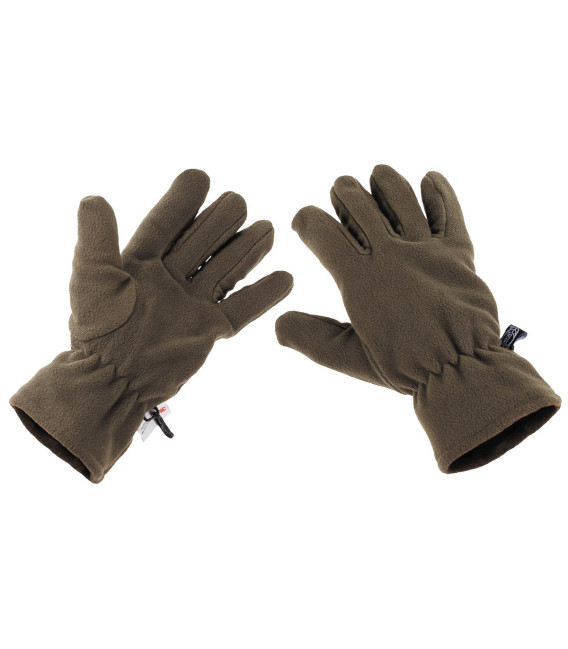 Gants polaires, "Thinsulate", vert - Surplus militaire