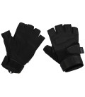 Gants tactiques, "Pro", sans doigts, noir - Surplus militaire