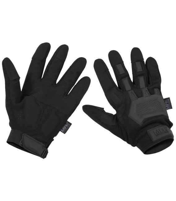 Gants tactiques, "Action", noir - Surplus militaire
