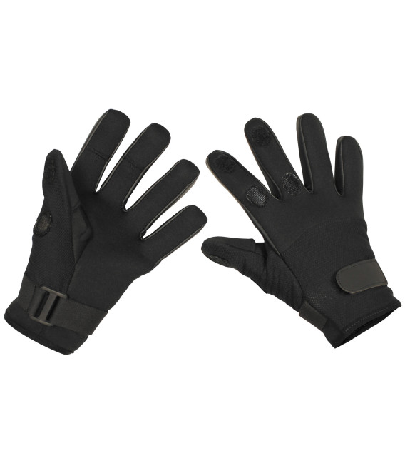Gants "Mesh", néoprène, noir anti-coupure - Surplus militaire