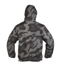 Blouson militaire col camionneur camouflage gris
