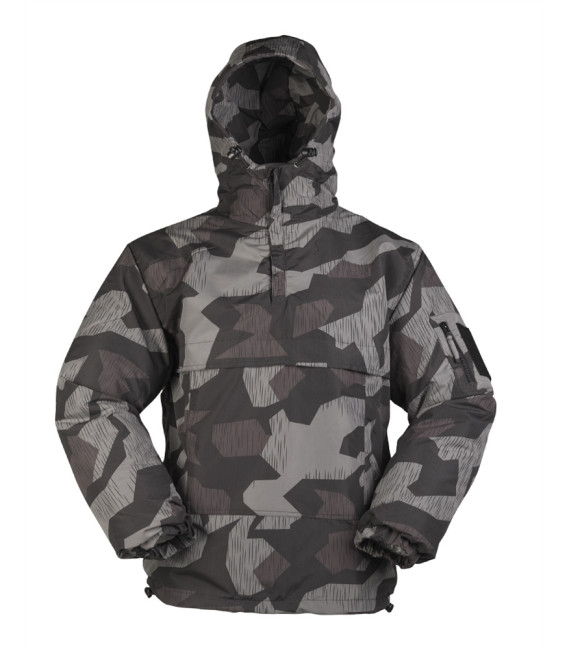 Blouson militaire col camionneur camouflage gris