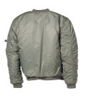 Blouson de pilote réversible couleur kaki - Surplus militaire