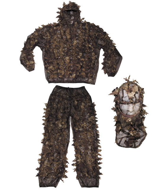Combinaison, "Leaves", 3-pieces, marron chasseur - Surplus militaire