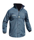 Veste militaire coupe-vent et doublée polaire OTAN bleu - Surplus militaire