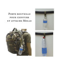Porte bouteille pour attache Molle Vert - Surplus militaire