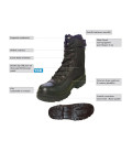 Rangers chaussures coquée cuir et nylon - Surplus militaire