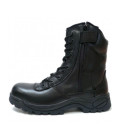 Rangers chaussures cuir 2 zips noire - Surplus militaire
