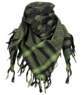 Écharpe "Shemagh", avec franges, vert-noir, crâne - Surplus militaire