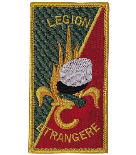 Ecusson Légion Etrangère brodé auto aggripant