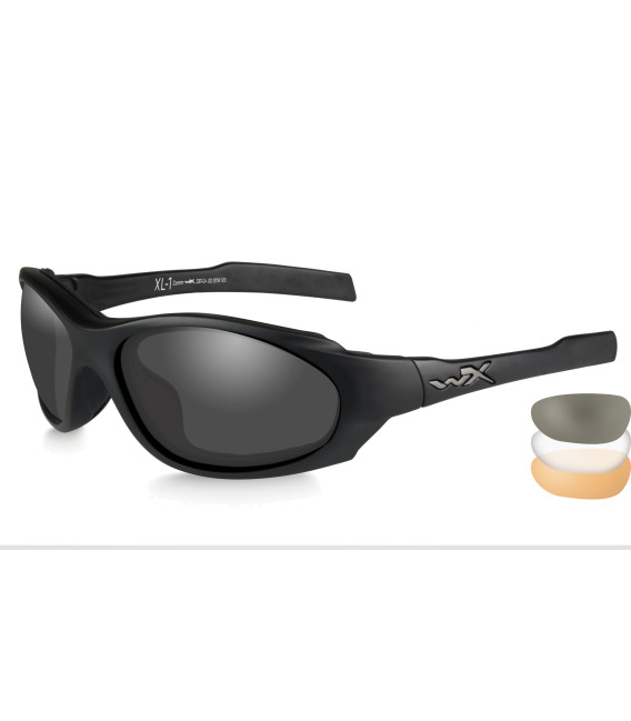 Lunettes de protection balistiques XL-1 Advanced verres fumé/incolore/orange