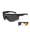 Lunettes de protection balistiques Rogue Comm noir écrans fumé/incolore/orange