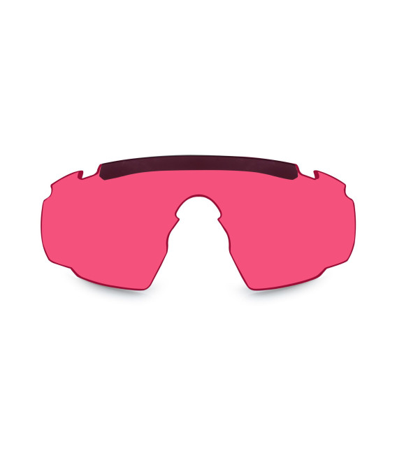 Ecran rouge pour lunettes de protection balistiques Saber Advanced