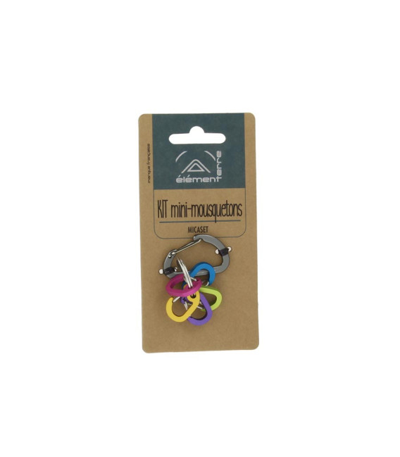 Kit mini-mousquetons aluminium MICASET
