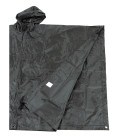 US Poncho, Rip stop, noir, taille: 144 x 223 cm - Surplus militaire