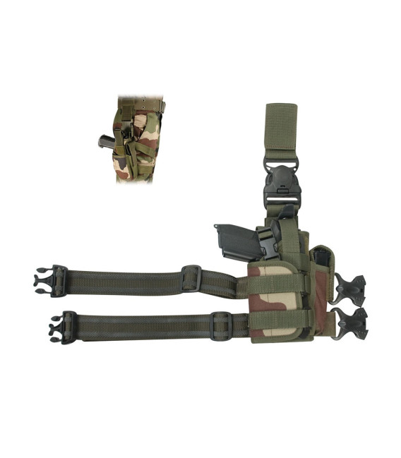 Holster militaire camouflage, Tactical cuisse - Surplus militaire
