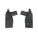 Holster noir, attaches Molles - Surplus militaire