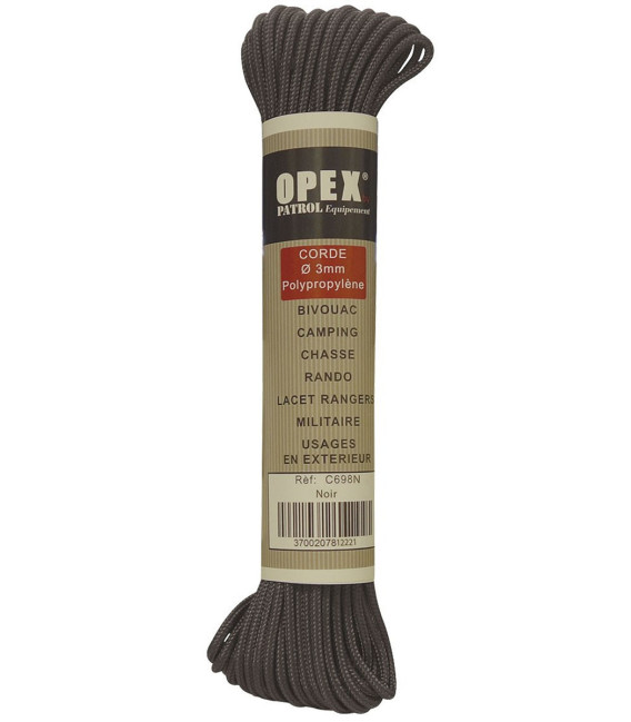 Corde para noir pour cordage rapide et facile - Surplus militaire