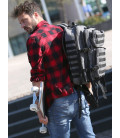 Chemise Brandit à carreaux Rouge / Noir - Surplus militaire