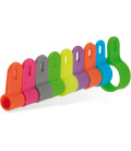 Lot de 100 Bagues plastiques 7mm 2 couleurs