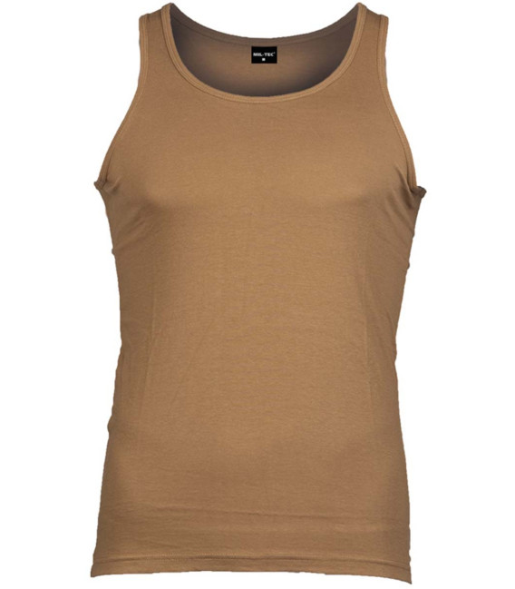 Débardeur coton coyote tan (beige) - Surplus militaire