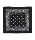 Bandana, coton, 55 x 55 cm, noir-blanc - Surplus militaire