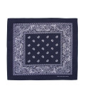 Bandana, coton, 55 x 55 cm, marine-blanc - Surplus militaire