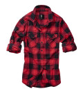 Chemise Amy Flanell Brandit rouge/noir - Surplus militaire