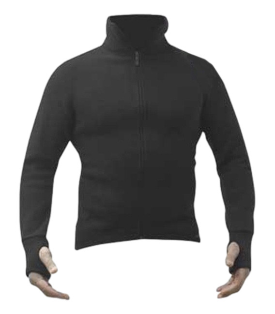 Veste Xtrem600 noire en Laine Mérinos - Surplus militaire