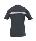 Polo T-shirt Sécurité noir avec bande grise - Surplus militaire