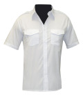 Chemise pilote blanche manche courte - Surplus militaire