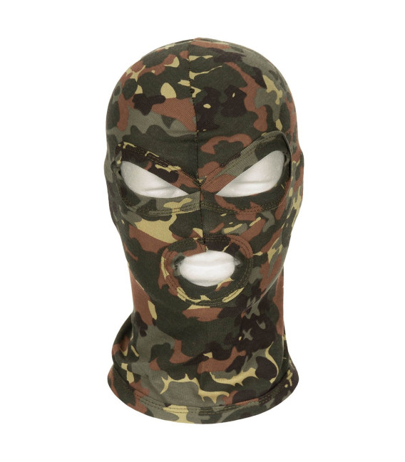Cagoule 3 trous camouflage Flecktarn BW (coton) militaire - Surplus militaire