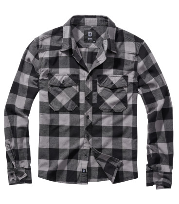 Chemise à Carreaux Brandit Flanelle Bûcheron - Taille S à 7XL, 100% Coton, Neuf Avec étiquettes