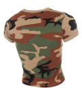 T-shirt femme Camouflage Woodland militaire - Surplus militaire