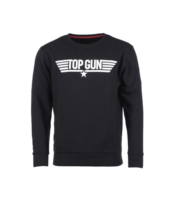SWEAT-SHIRT ′TOP GUN′ NOIR MILTEC