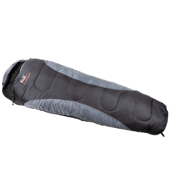 Sac de couchage mummy, "Economic", noir, gris - Surplus militaire