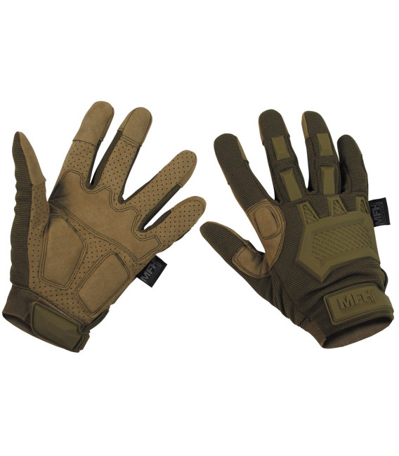 Gants tactiques, "Action", coyote tan (foncé)