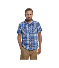 Chemise Brandit Roadstar manches courtes Bleu - Surplus militaire