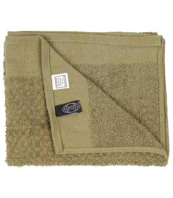 Serviette éponge kaki 90 x 45 cm