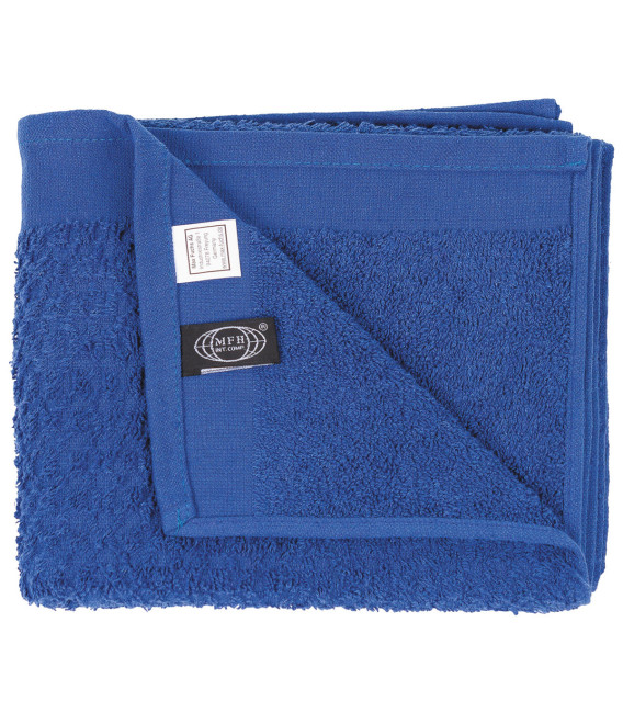 Serviette éponge bleu 90 x 45 cm