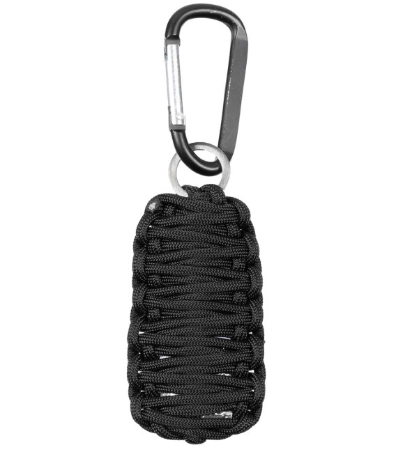 Paracorde noir avec kit de survie