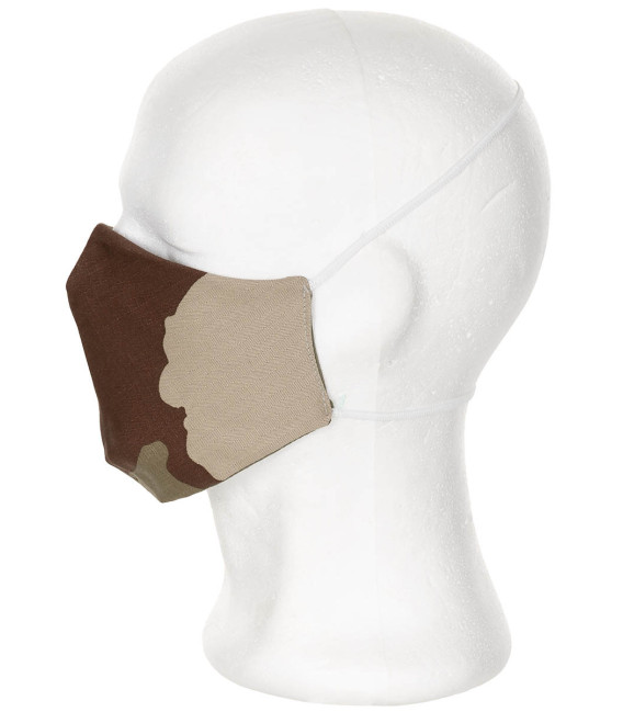 Masque tissu camouflage désert