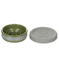 Gobelet pliable avec couvercle kaki 200 ml