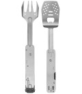 Pince multifonction kit BBQ ROXON MBT Mini 4 en 1 argenté